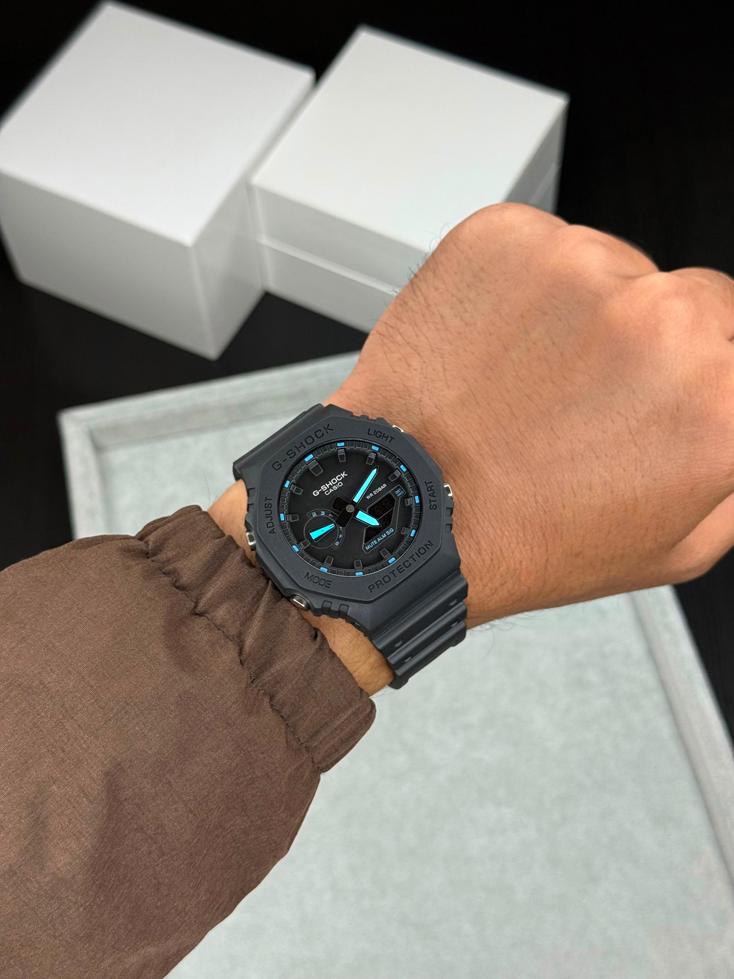 GSHOCK "GA-2100-1A2 WITH ALL WORKING"