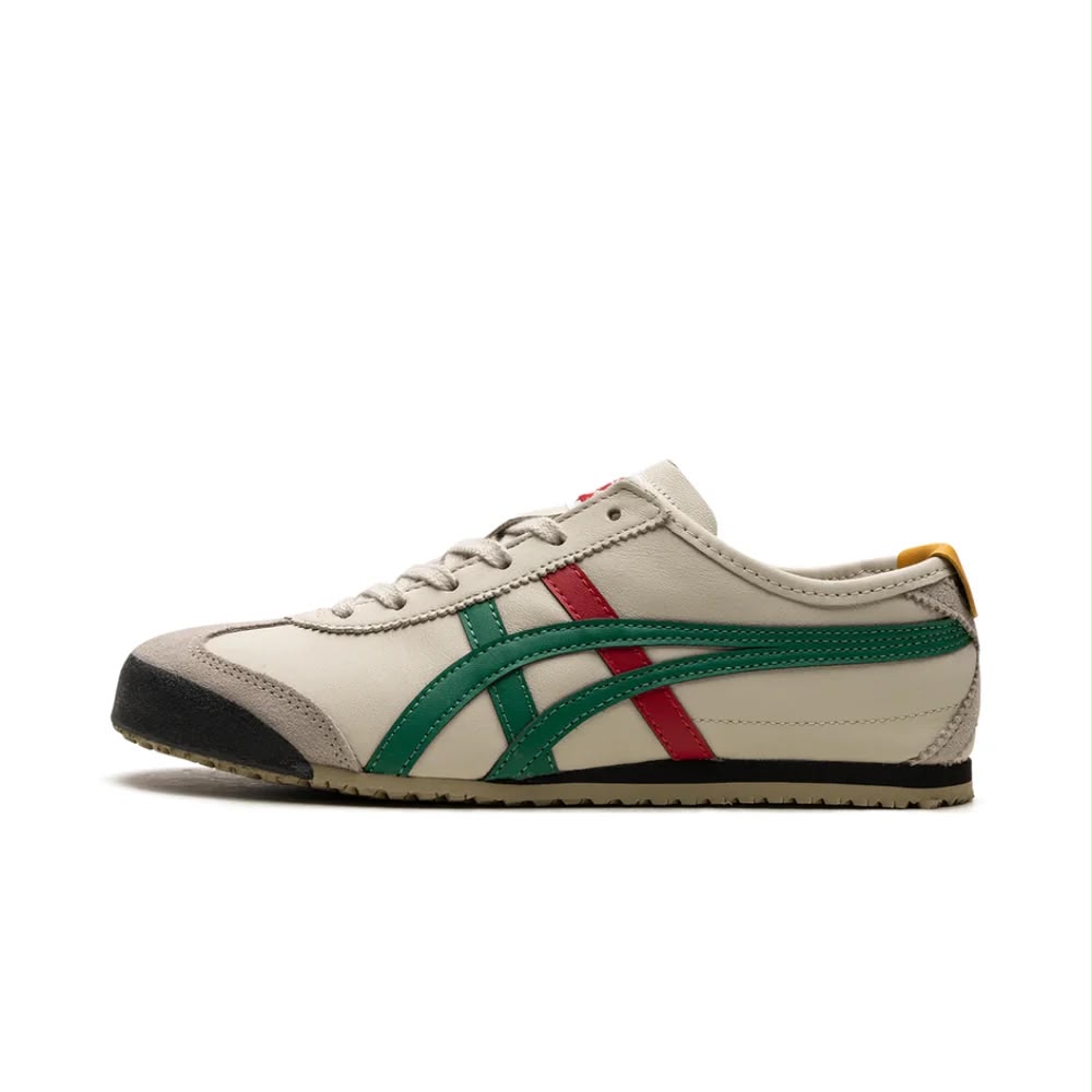 ONITSUKA TIGER "MEXICO 66 BIRCH GREEN RED YELLOW"