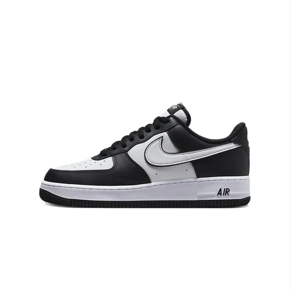 NIKE "AIR FORCE 1 LOW '07 WHITE SWOOSH PANDA"