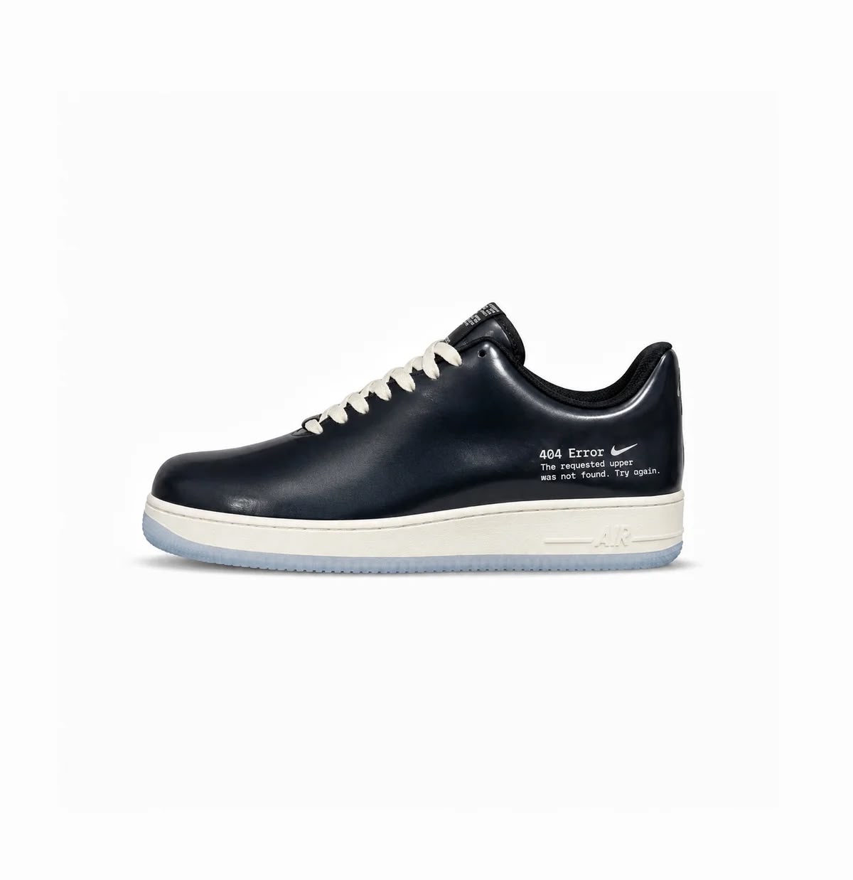 NIKE "AIRFORCE ONE SWOOSH ERROR BLACK"